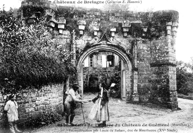 Château de Guémené à Guémené-sur-Scorff (Bretagne).