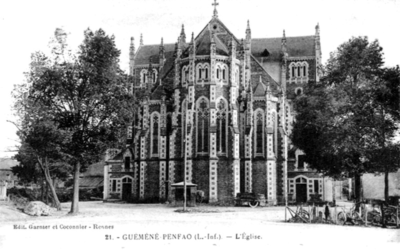 Eglise de Guémené-Penfao (Bretagne).