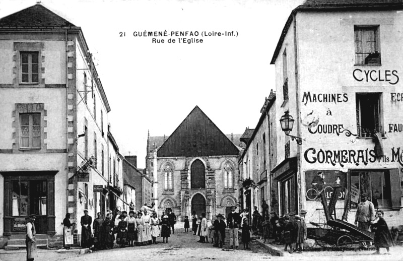 Ville de Guémené-Penfao (Bretagne).