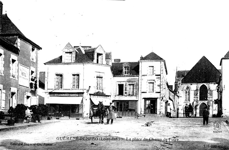 Ville de Guémené-Penfao (Bretagne).