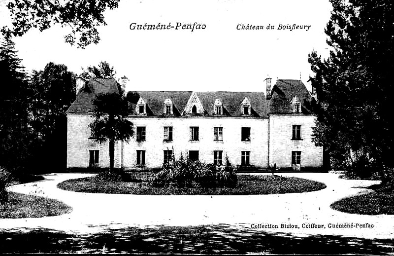 Château du Bois-Fleury à Guémené-Penfao (Bretagne).