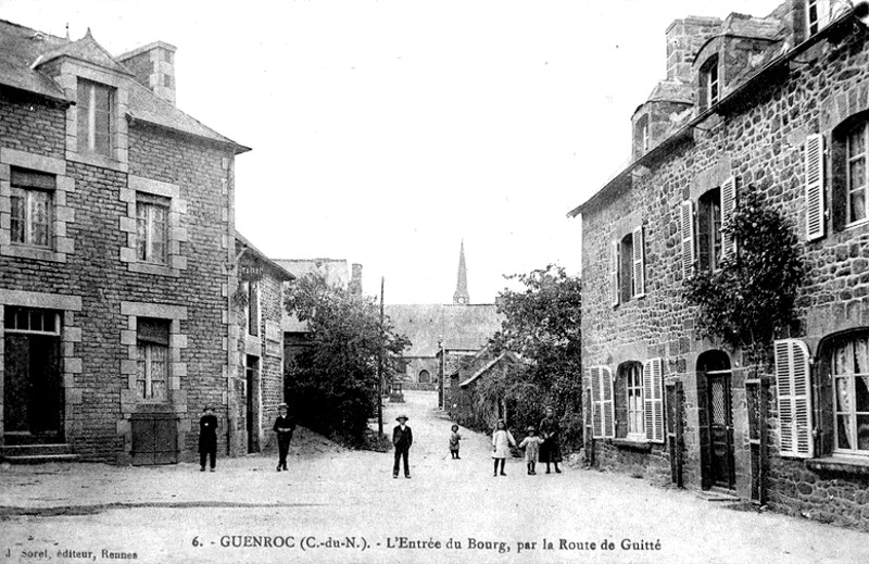 Ville de Guenroc (Bretagne).