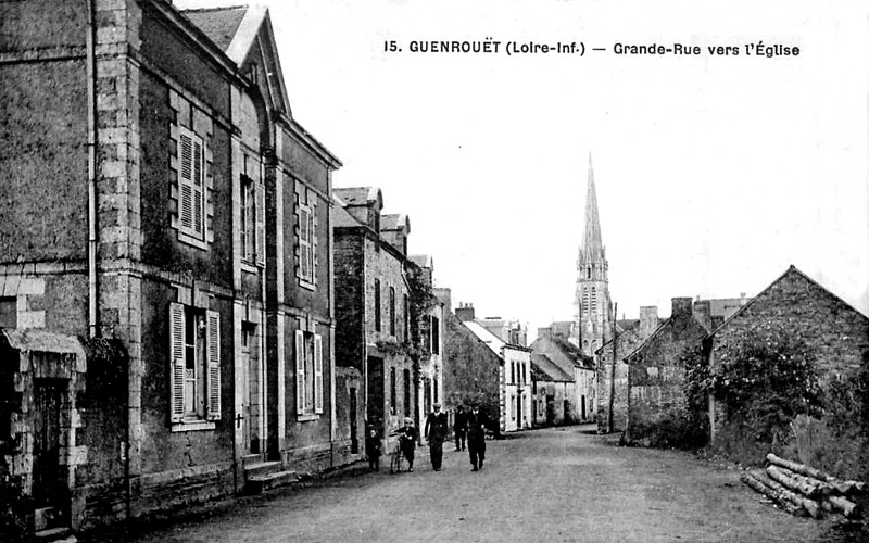 Ville de Guenrout (anciennement en Bretagne).