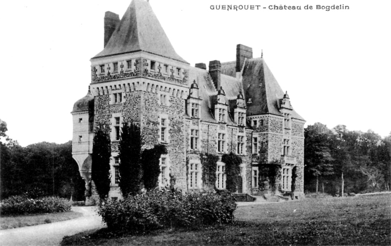 Château de Bogdelin à Guenrouët (anciennement en Bretagne).
