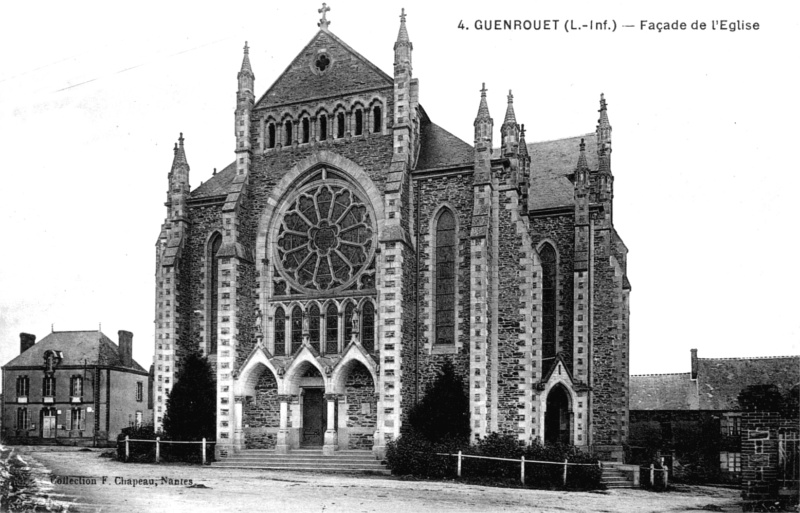 Eglise Saint-Hermeland à Guenrouët (anciennement en Bretagne).