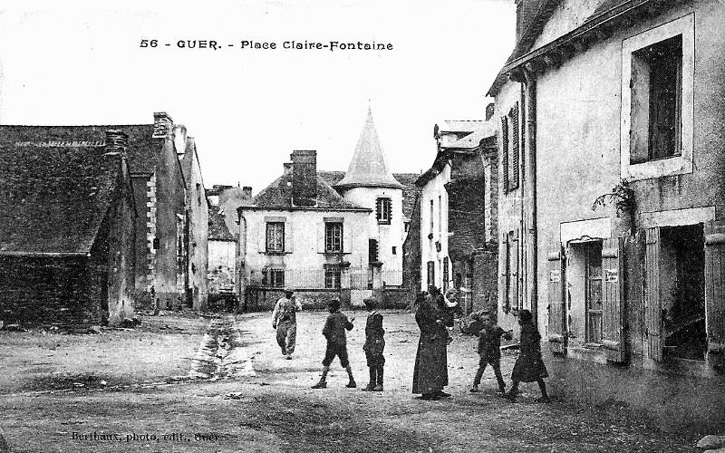 Ville de Guer (Bretagne).