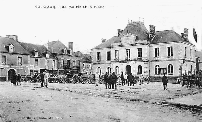 Ville de Guer (Bretagne).