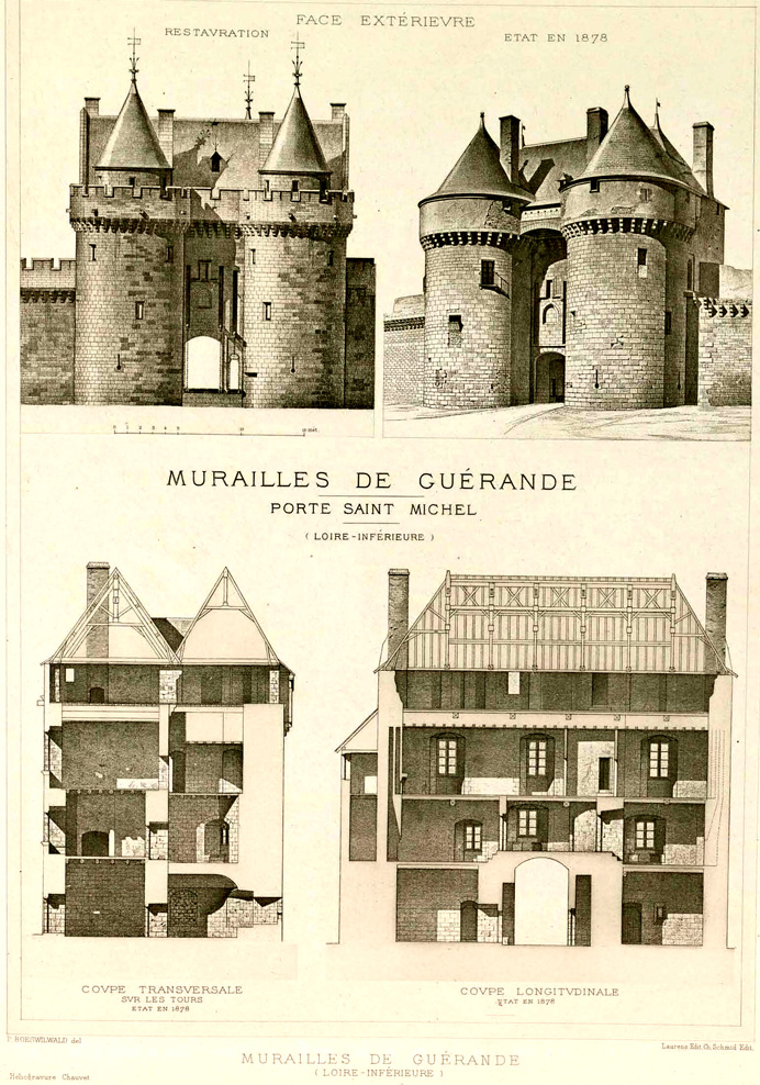 L'enceinte fortifie et les murailles de Gurande