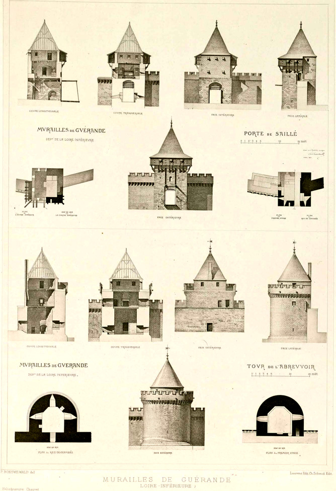 L'enceinte fortifie et les murailles de Gurande