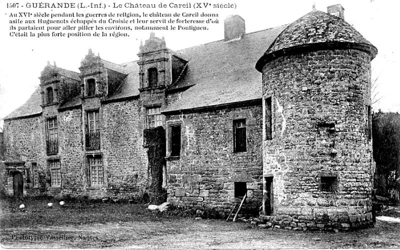 Chteau de Careil  Gurande (anciennement en Bretagne).