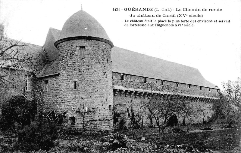 Chteau de Careil  Gurande (anciennement en Bretagne).