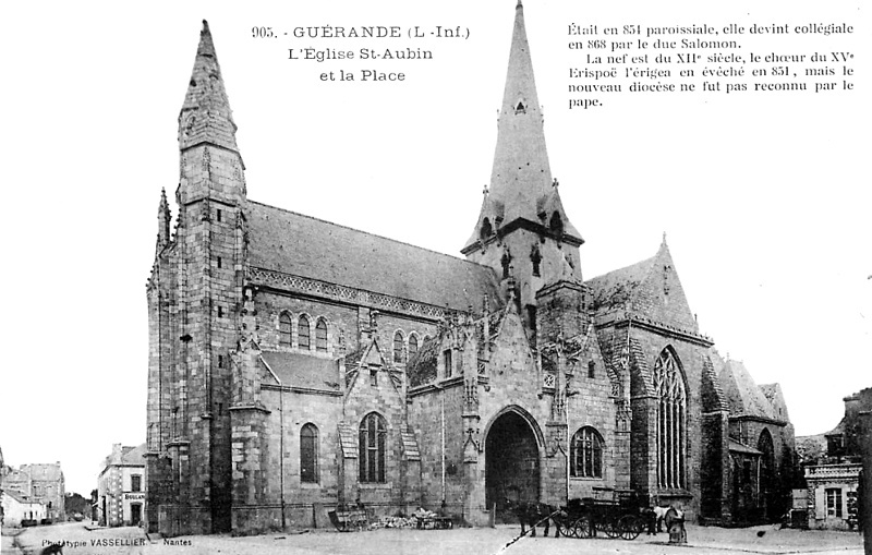 Eglise Saint-Aubin de Gurande (anciennement en Bretagne).