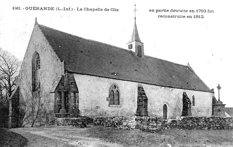 Chapelle Sainte-Catherine de Clis  Gurande (anciennement en Bretagne).