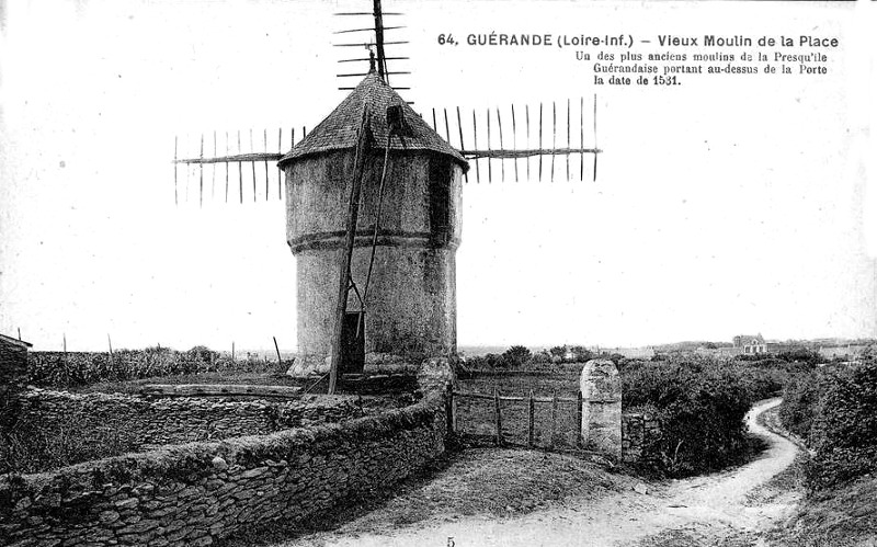 Moulin de Gurande (anciennement en Bretagne).