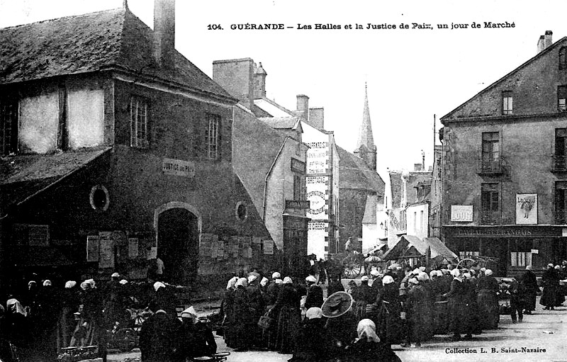 Ville de Gurande (anciennement en Bretagne).