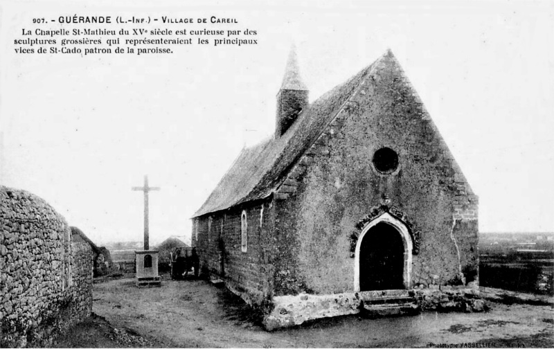 Chapelle de Careil  Gurande (anciennement en Bretagne).