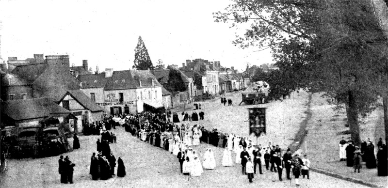 Ville de la Guerche-de-Bretagne (Bretagne).