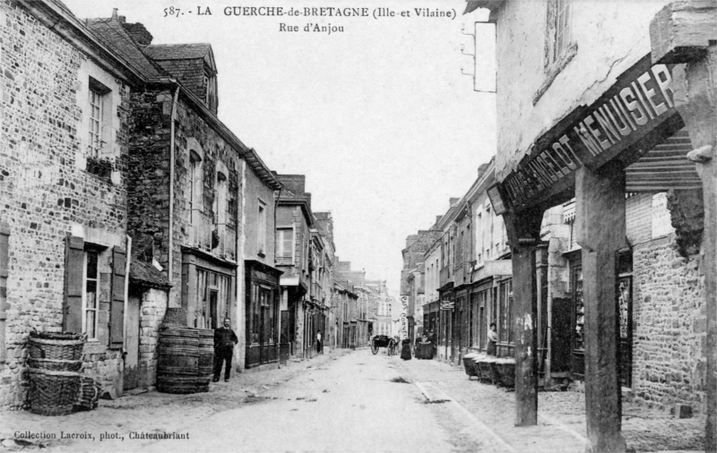 Ville de la Guerche-de-Bretagne (Bretagne).