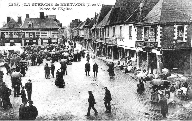 Ville de la Guerche-de-Bretagne (Bretagne).