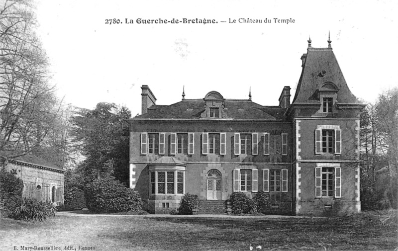 Chteau de la Guerche-de-Bretagne (Bretagne).