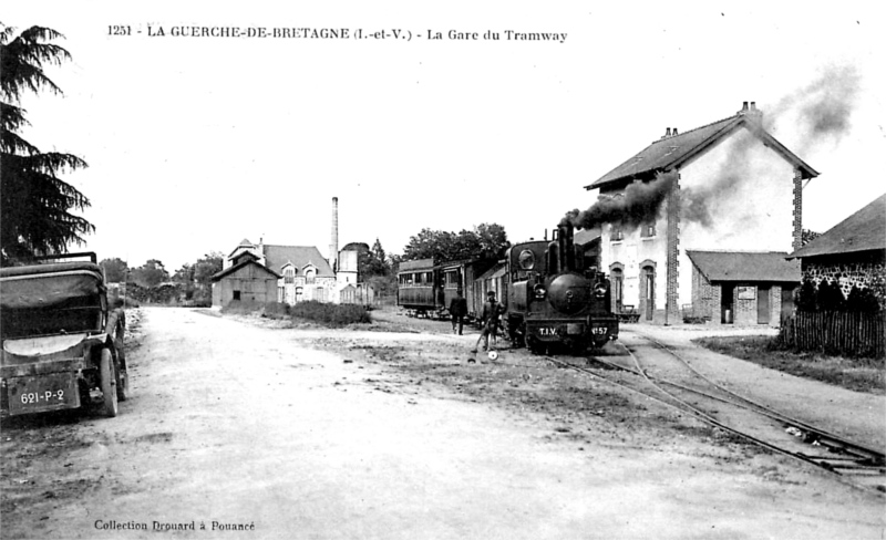 Gare de la Guerche-de-Bretagne (Bretagne).