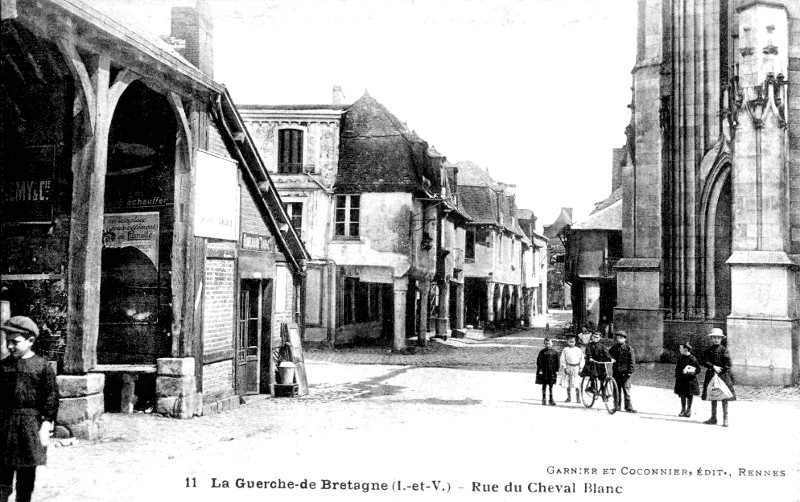 Ville de la Guerche-de-Bretagne (Bretagne).