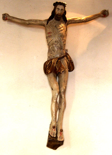 Croix de la chapelle Saint-Jean-Baptiste de Guerlesquin (Bretagne)