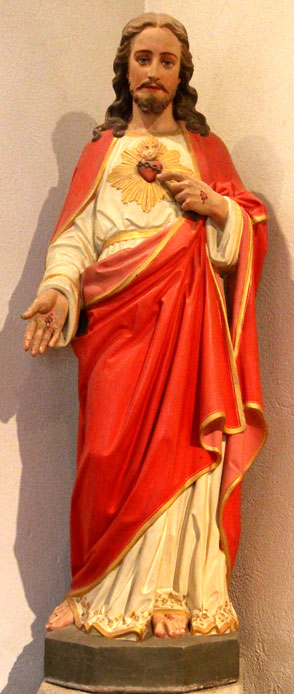 Statue de la chapelle Saint-Jean-Baptiste de Guerlesquin (Bretagne)