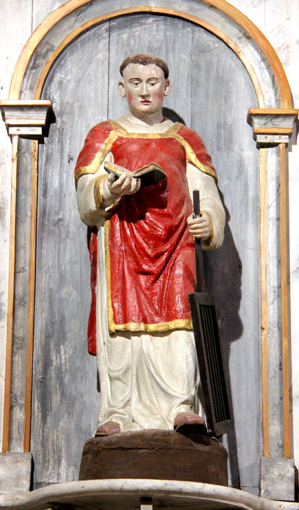 Statue de la chapelle Saint-Jean-Baptiste de Guerlesquin (Bretagne)