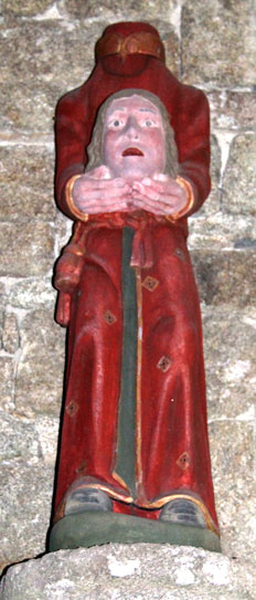 Statue de la chapelle Saint-Trmeur de Guerlesquin (Bretagne)