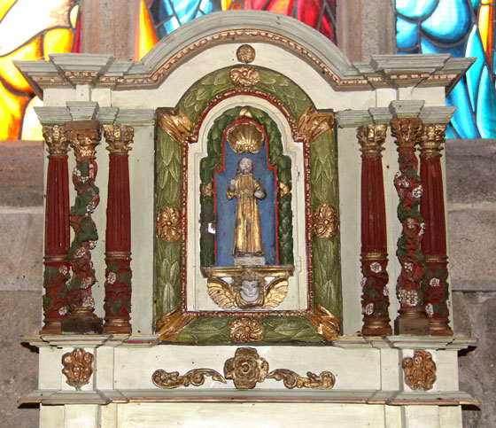 Maître-autel de la chapelle Saint-Trémeur de Guerlesquin (Bretagne)