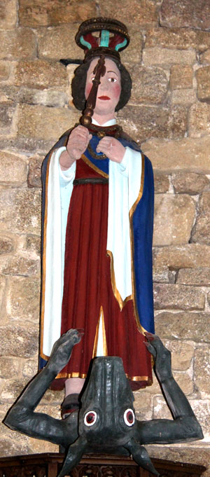 Statue de la chapelle Saint-Trémeur de Guerlesquin (Bretagne)