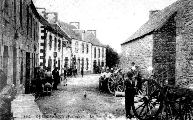 Ville de Guerlesquin (Bretagne).