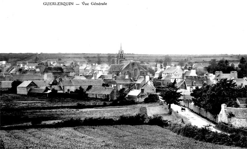 Ville de Guerlesquin (Bretagne).