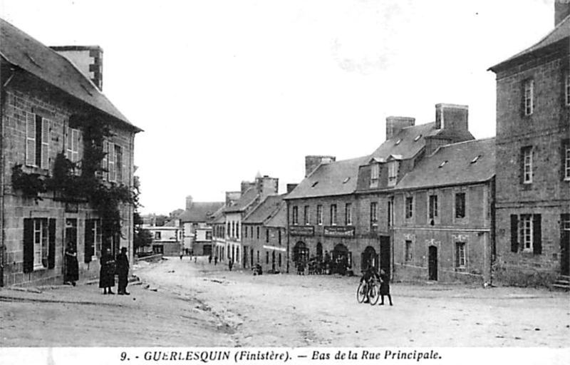 Ville de Guerlesquin (Bretagne).