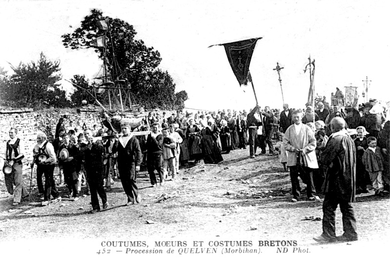 Ville de Guern (Bretagne).