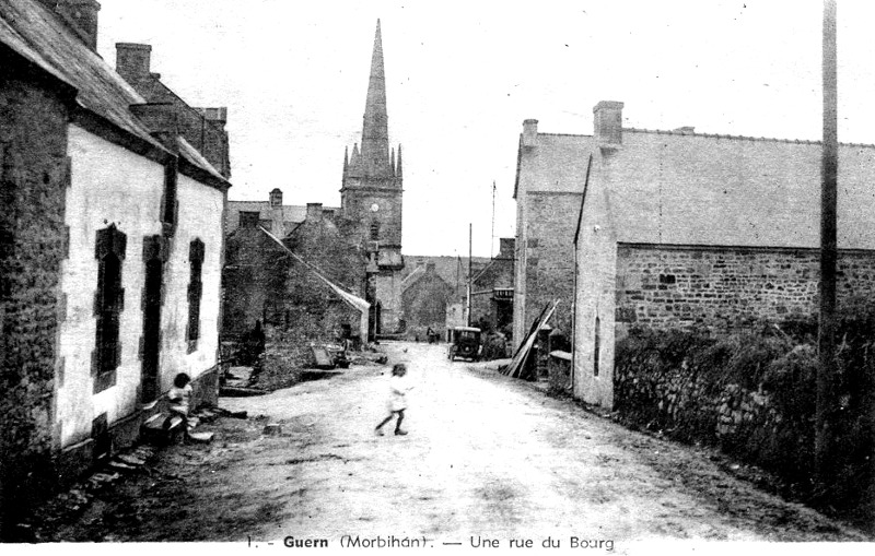 Ville de Guern (Bretagne).