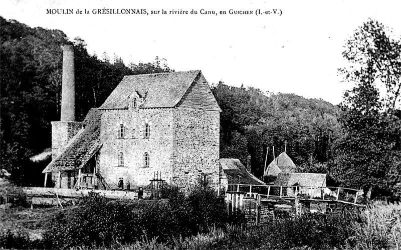 Moulin de Guichen (Bretagne).
