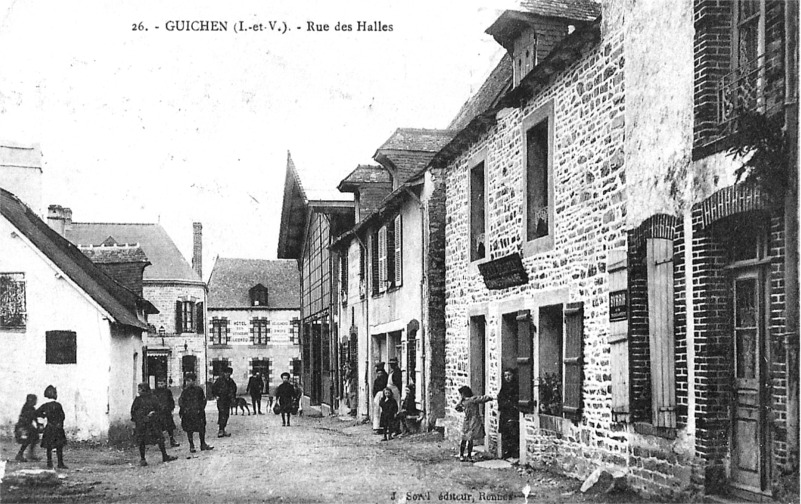 Ville de Guichen (Bretagne).