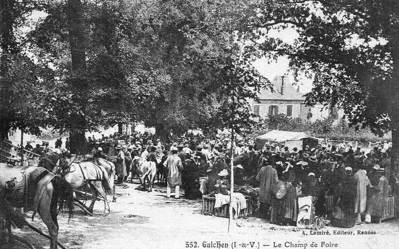 Ville de Guichen (Bretagne).