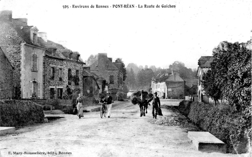 Ville de Guichen (Bretagne).