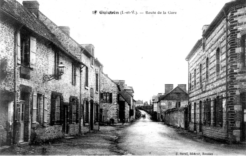 Ville de Guichen (Bretagne).