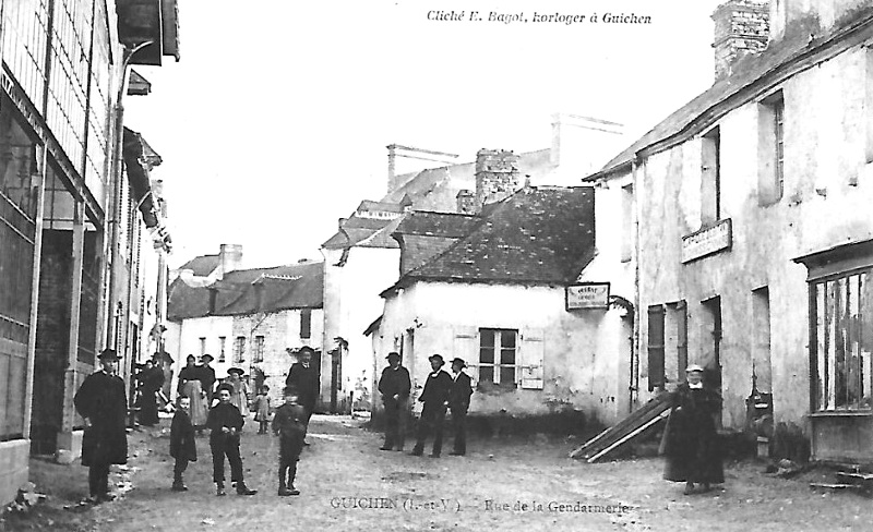 Ville de Guichen (Bretagne).