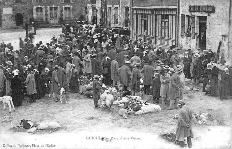 Ville de Guichen (Bretagne).