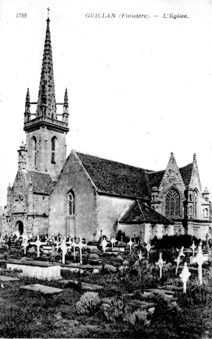 Eglise de Guiclan (Bretagne).