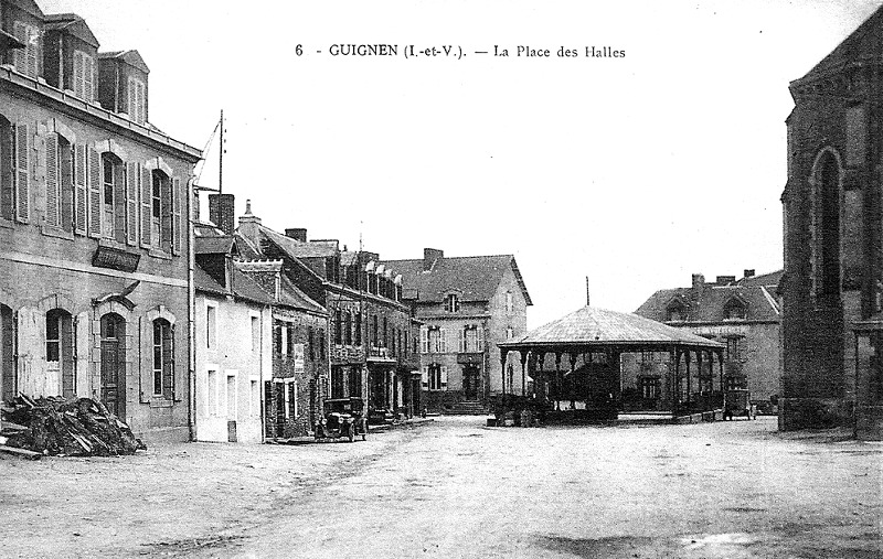 Ville de Guignen (Bretagne).