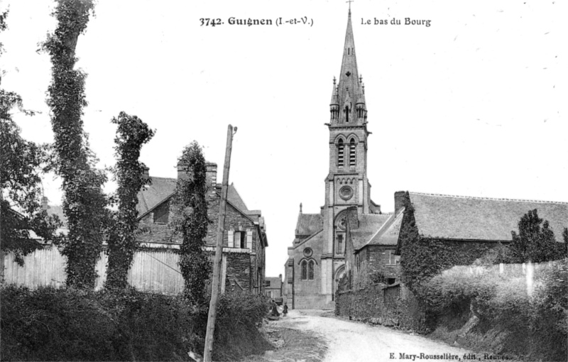 Ville de Guignen (Bretagne).