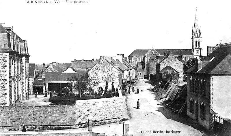 Ville de Guignen (Bretagne).