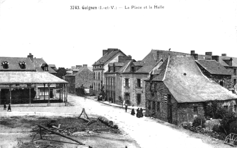 Ville de Guignen (Bretagne).