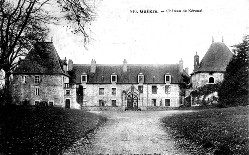 Château de Kéroual à Guilers (Bretagne).